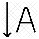 Align Alphabetical Icon
