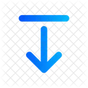 Align Arrow Down  Icon
