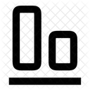 Aligner En Bas Icône