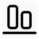 Align Bottom Edit Tools Bottom Alignment Icon