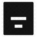 Align Box Bottom Center Icon