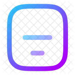 Align Box Bottom Center  Icon