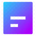 Align Box Bottom Left  Icon
