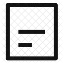Align Box Bottom Left  Icon