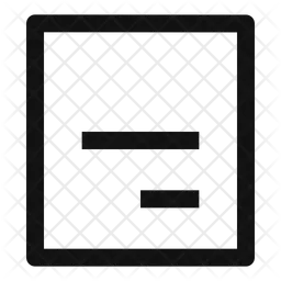 Align Box Bottom Right  Icon