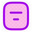 Align Box Middle Center Icon