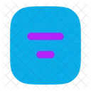 Align Box Middle Center Icon