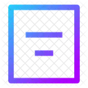 Align Box Middle Center Icon