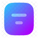 Align Box Middle Center  Icon