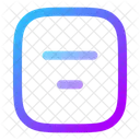 Align Box Middle Center  Icon