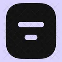 Align Box Middle Center  Icon