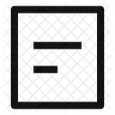 Align Box Middle Left  Icon