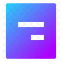 Align Box Middle Right  Icon