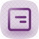 Align Box Middle Right  Icon
