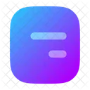 Align Box Middle Right  Icon