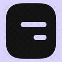 Align Box Middle Right  Icon