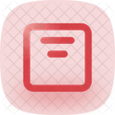 Align Box Top Center  Icon