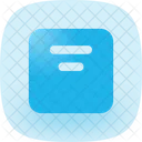 Align Box Top Center  Icon