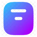 Align Box Top Center  Icon