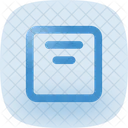 Align Box Top Center  Icon