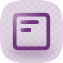 Align Box Top Left  Icon