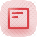 Align Box Top Left  Icon