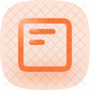Align Box Top Left  Icon