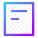 Align Box Top Left Icon