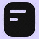 Align Box Top Left  Icon