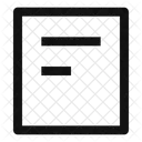 Align Box Top Left  Icon