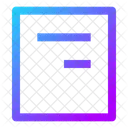 Align Box Top Right Icon