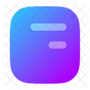 Align Box Top Right  Icon