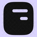 Align Box Top Right  Icon