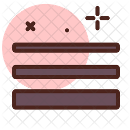 Align Center Icon - Download in Colored Outline Style