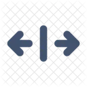 Align Center H Arrow Alignment Icon