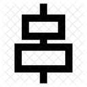 Align Center Horizontal Alignment Object Alignment Icon