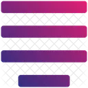 Align Center Justify  Icon