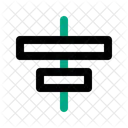 Center Align Vertical Icon