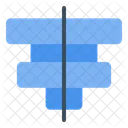 Align Center Vectical Icon