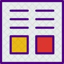 Align Content Bottom  Icon