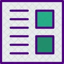 Align Content Right  Icon