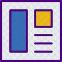 Align Content Top  Icon