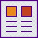 Align Content Top  Icon