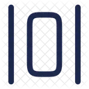 Align Horizonta Spacing Center Alignment Icon