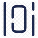 Align Horizonta Spacing Center Alignment Icon
