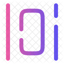 Align Horizonta Spacing  Icon