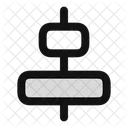 Align Horizontal Center  Icon
