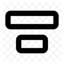Align horizontal center  Icon