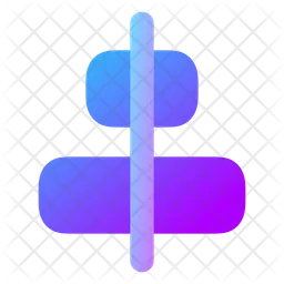 Align Horizontal Center  Icon