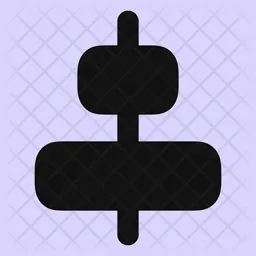 Align Horizontal Center  Icon